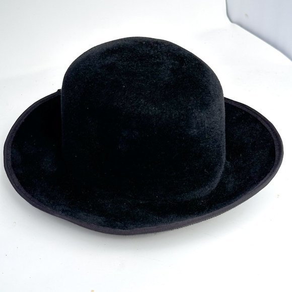 BROOKES BOSWELL HAT Cassie in Black Velour Felt size XS - Picture 6 of 9